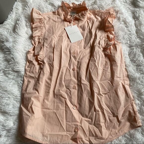 NWT Baum Und Pferdgarten Medora high neck Blouse - Picture 6 of 9